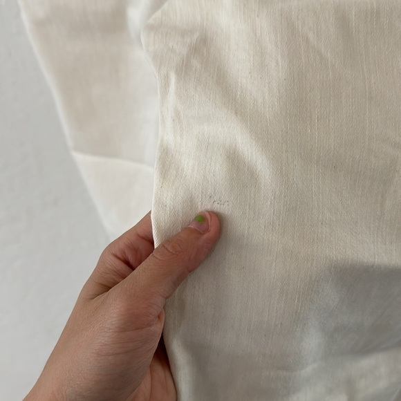 Madewell Ecru Mid Rise Perfect Vintage Denim Jean Tall 30 - Picture 6 of 6